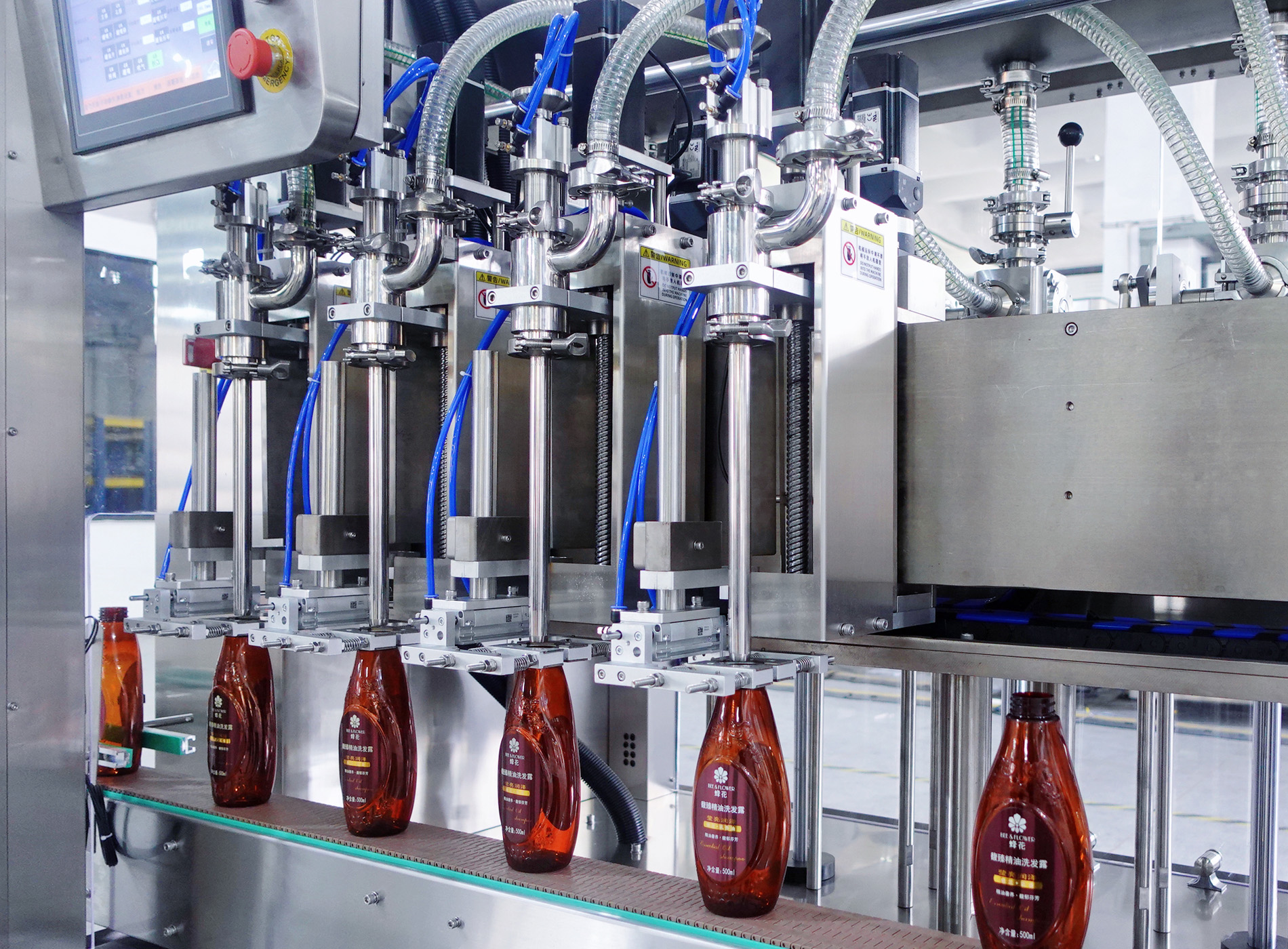 RGA-DTG90 Automatic Tracking Servo Filling and Robotic arm capping line